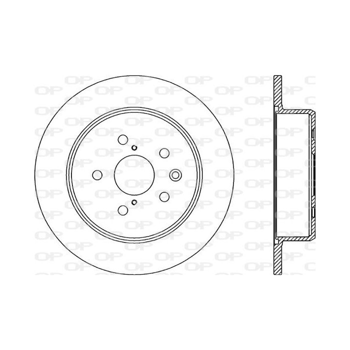 OPEN PARTS Bremsscheibe BDR2020.10