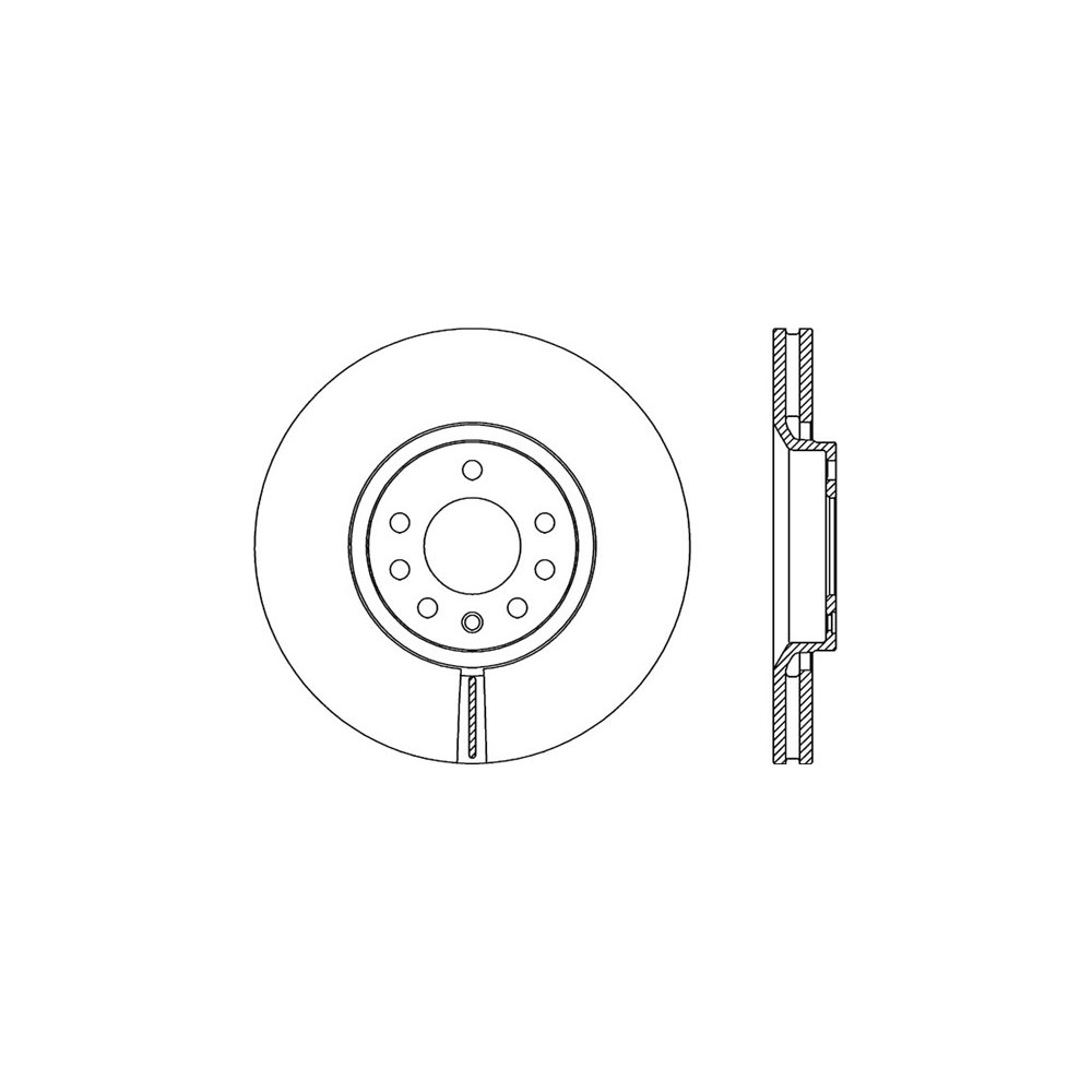 OPEN PARTS Bremsscheibe BDR2086.20