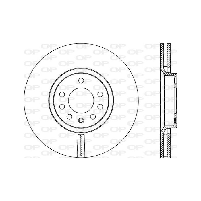OPEN PARTS Bremsscheibe BDR2086.20