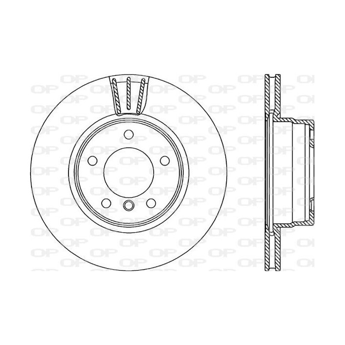 OPEN PARTS Bremsscheibe BDR2197.20