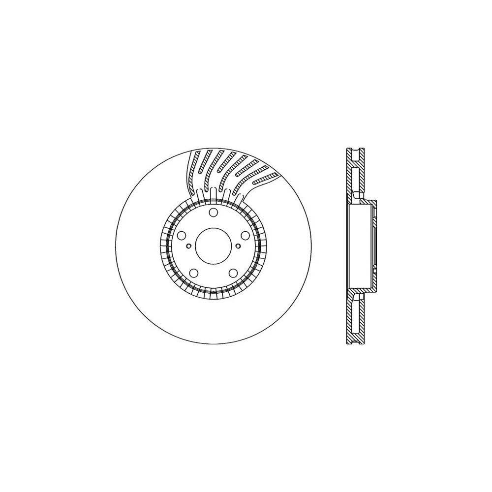 OPEN PARTS Bremsscheibe BDR2284.20