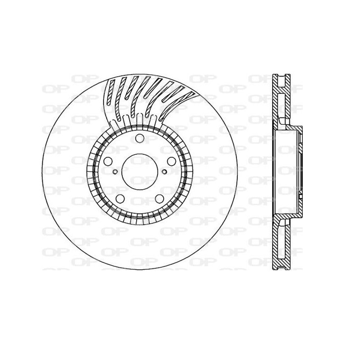 OPEN PARTS Bremsscheibe BDR2285.20