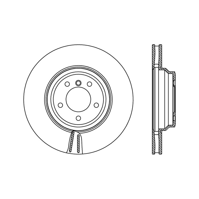 OPEN PARTS Bremsscheibe BDR2398.20
