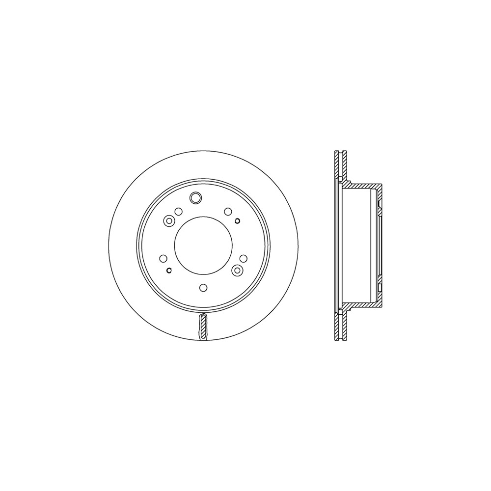 OPEN PARTS Bremsscheibe BDR2483.20