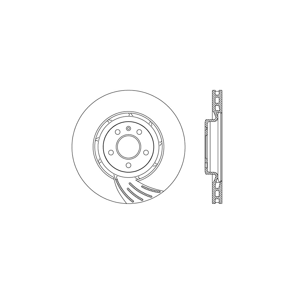 OPEN PARTS Bremsscheibe BDR2486.20