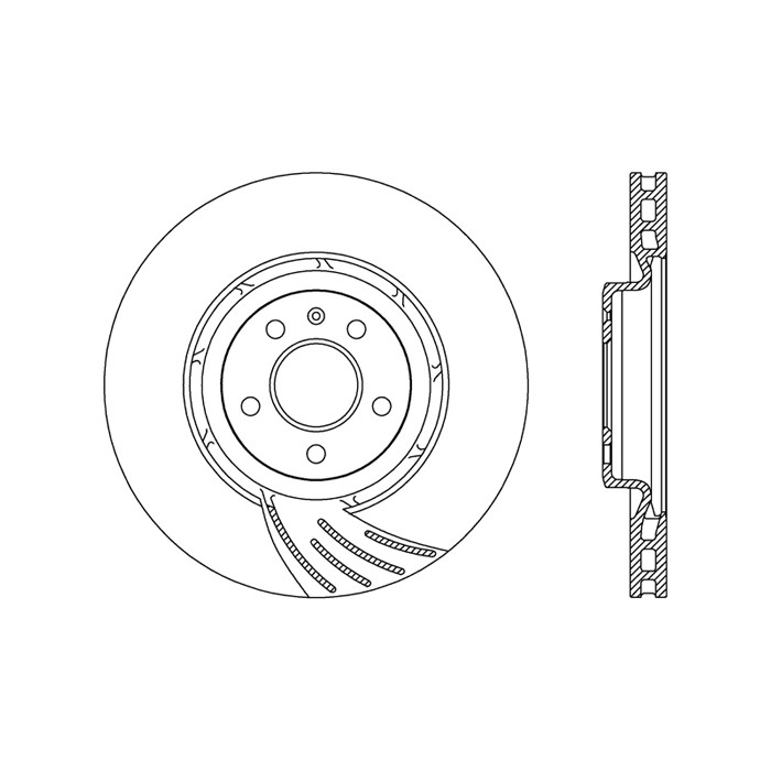 OPEN PARTS Bremsscheibe BDR2486.20