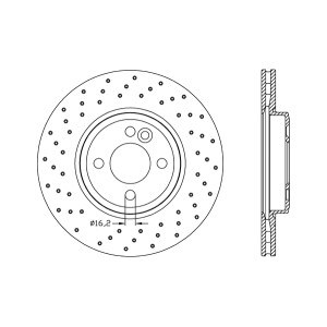 OPEN PARTS Bremsscheibe BDR2614.20