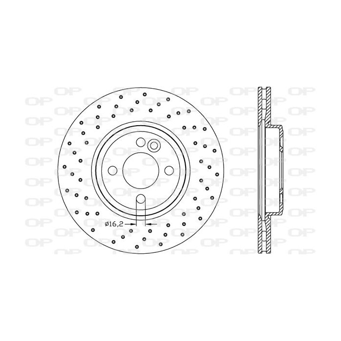 OPEN PARTS Bremsscheibe BDR2614.20
