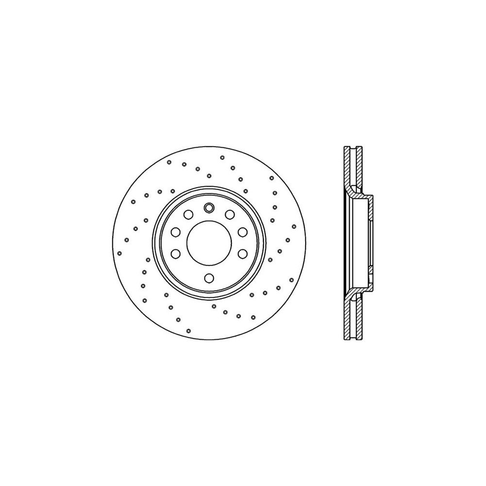 OPEN PARTS Bremsscheibe BDRS1990.25