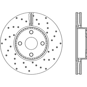 OPEN PARTS Bremsscheibe BDRS2155.25