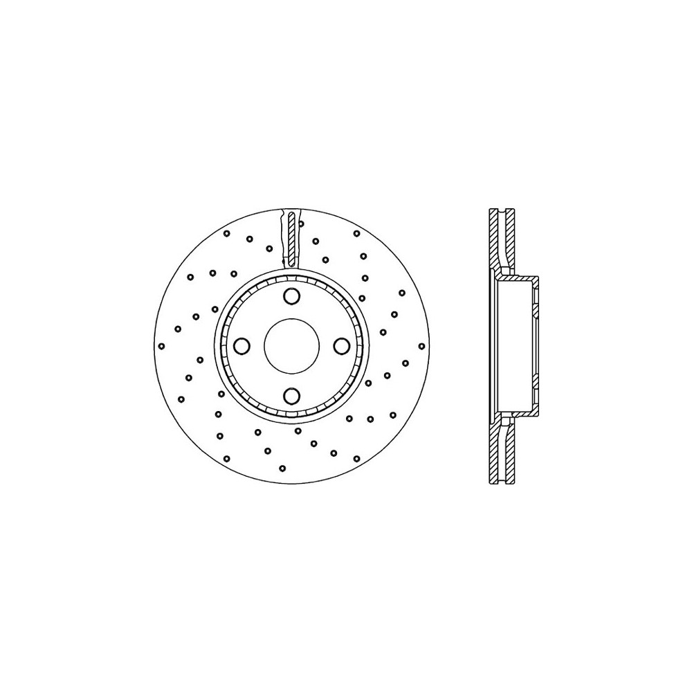 OPEN PARTS Bremsscheibe BDRS2155.25