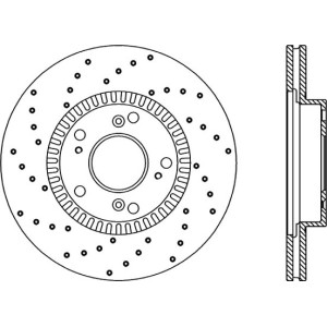 OPEN PARTS Bremsscheibe BDRS2162.25