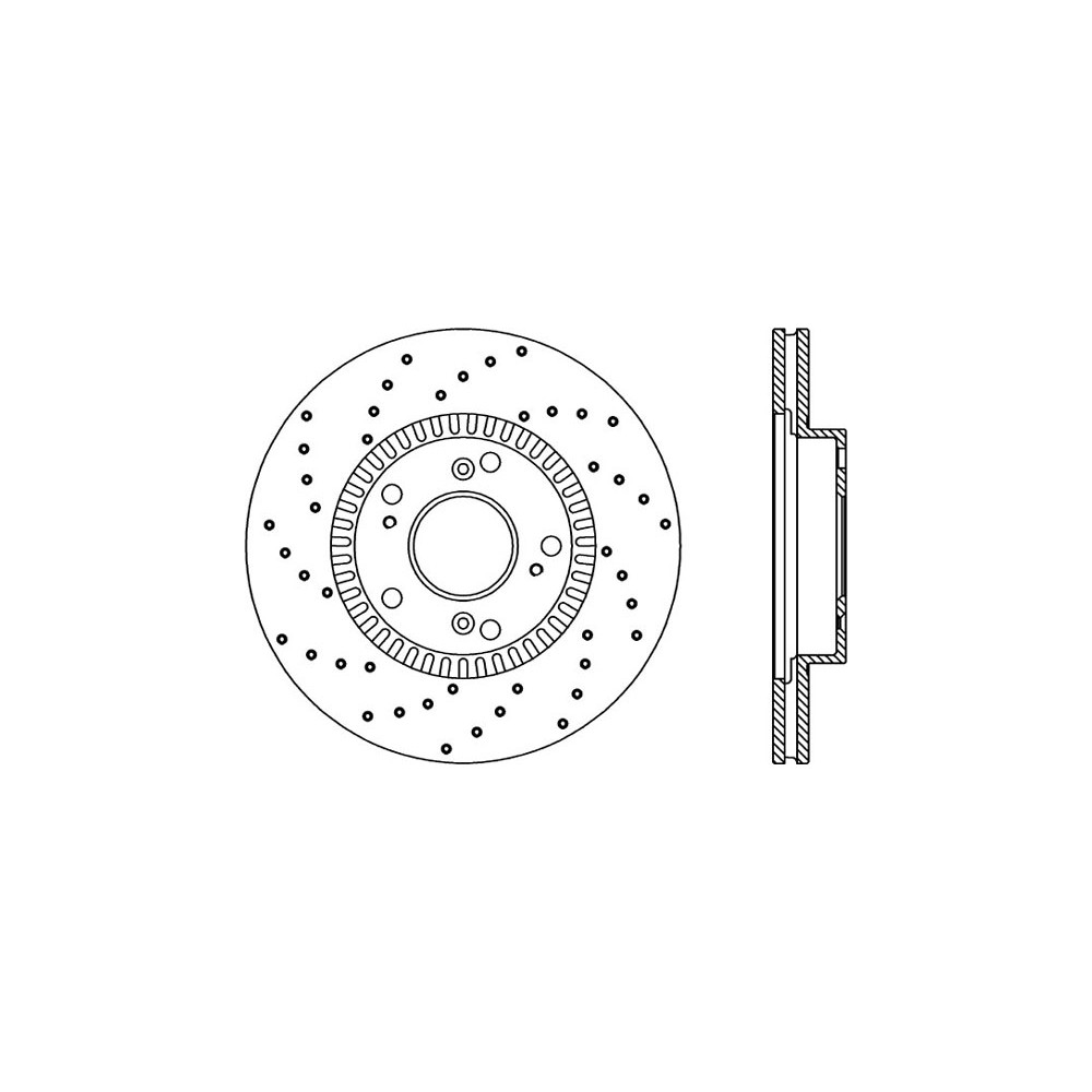 OPEN PARTS Bremsscheibe BDRS2162.25