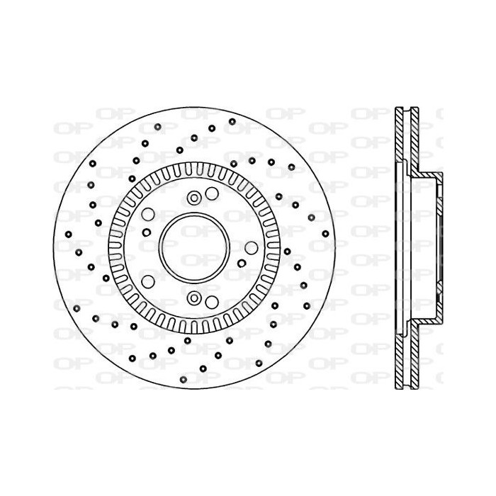 OPEN PARTS Bremsscheibe BDRS2162.25