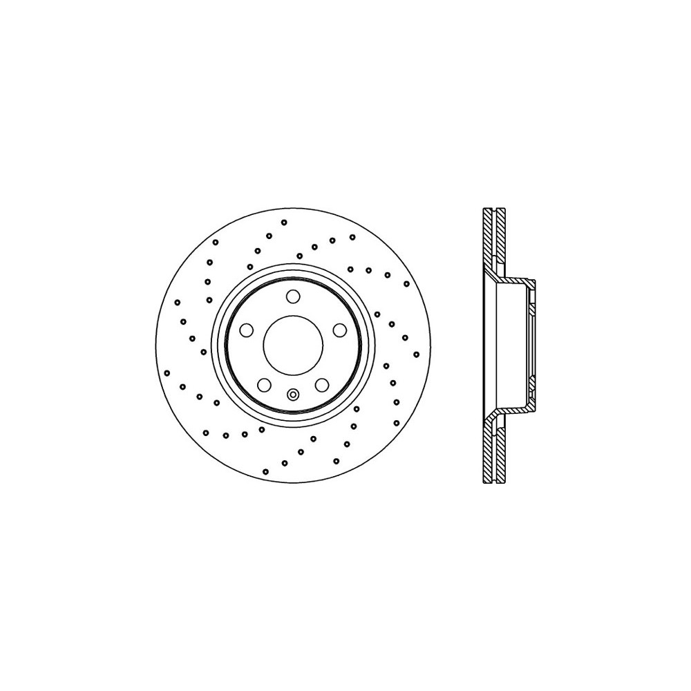 OPEN PARTS Bremsscheibe BDRS2268.25