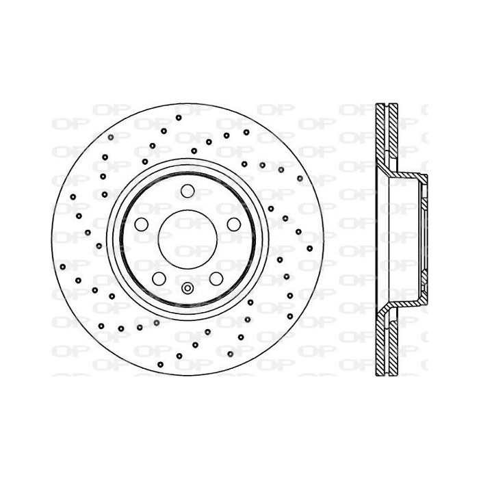 OPEN PARTS Bremsscheibe BDRS2268.25