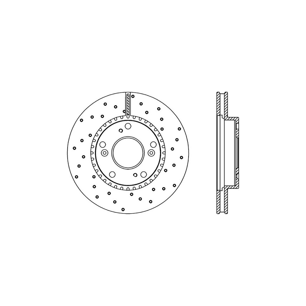 OPEN PARTS Bremsscheibe BDRS2274.25