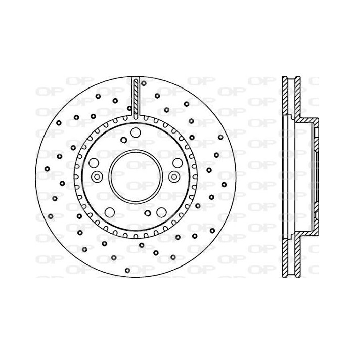 OPEN PARTS Bremsscheibe BDRS2274.25