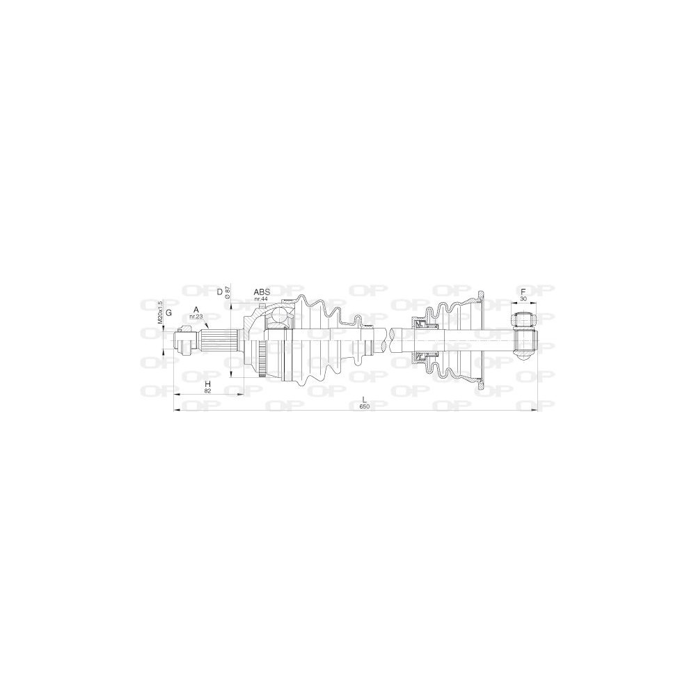 OPEN PARTS Antriebswelle DRS6289.00