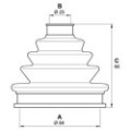 OPEN PARTS Faltenbalgsatz, Antriebswelle SJK7123.00