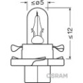 OSRAM ORIGINAL Glühlampe, Instrumentenbeleuchtung 2352MFX6