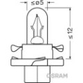 OSRAM ORIGINAL Glühlampe, Instrumentenbeleuchtung 2473MFX6