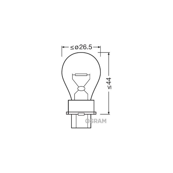 OSRAM ORIGINAL Glühlampe, Blinkleuchte 3156