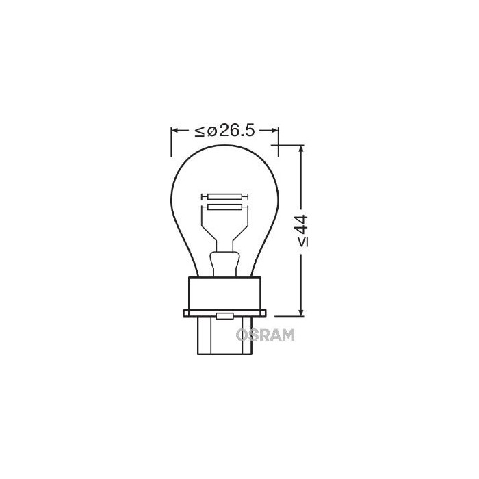 OSRAM ORIGINAL Glühlampe, Blinkleuchte 3157