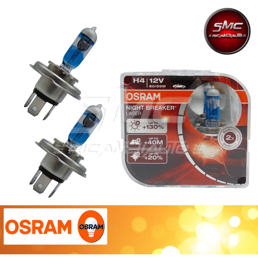 OSRAM NIGHT BREAKER® LASER Glühlampe, Fernscheinwerfer 64193NBL-HCB