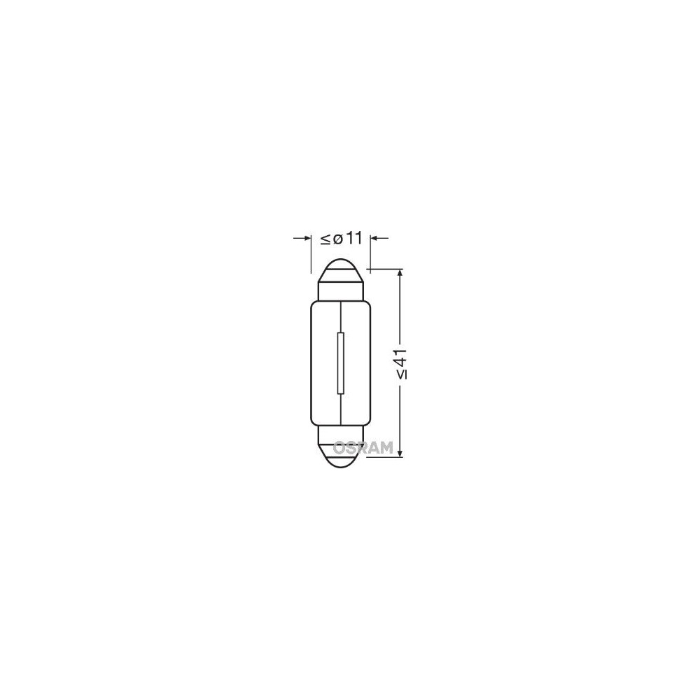 OSRAM ORIGINAL Glühlampe, Innenraumleuchte 6429