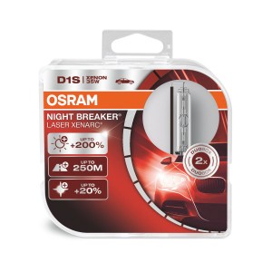 Xenon-Scheinwerferlampen Osram D1S Night Breaker Laser +200% 35W