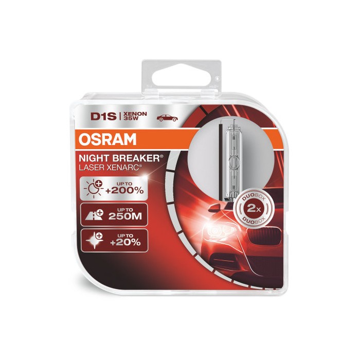 Xenon-Scheinwerferlampen Osram D1S Night Breaker Laser +200% 35W