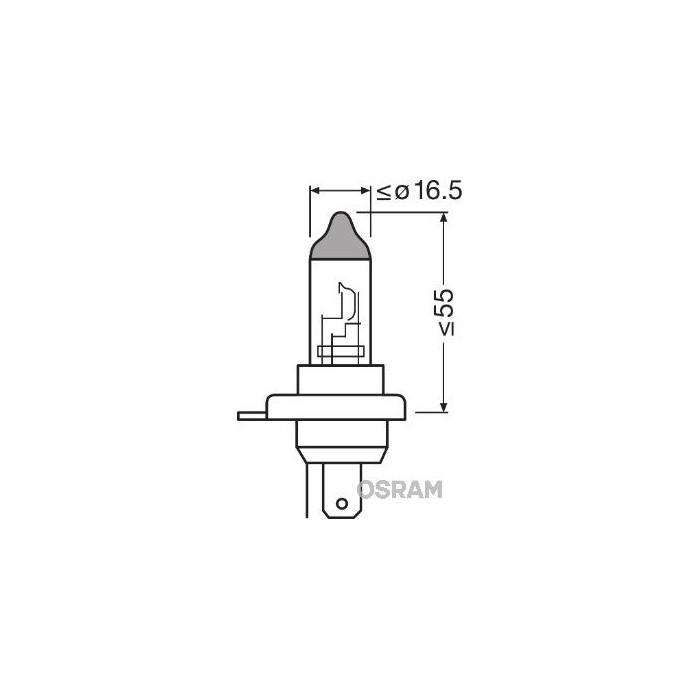 OSRAM LONGLIFE Glühlampe, Hauptscheinwerfer 9003L