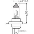 OSRAM LONGLIFE Glühlampe, Hauptscheinwerfer 9003L