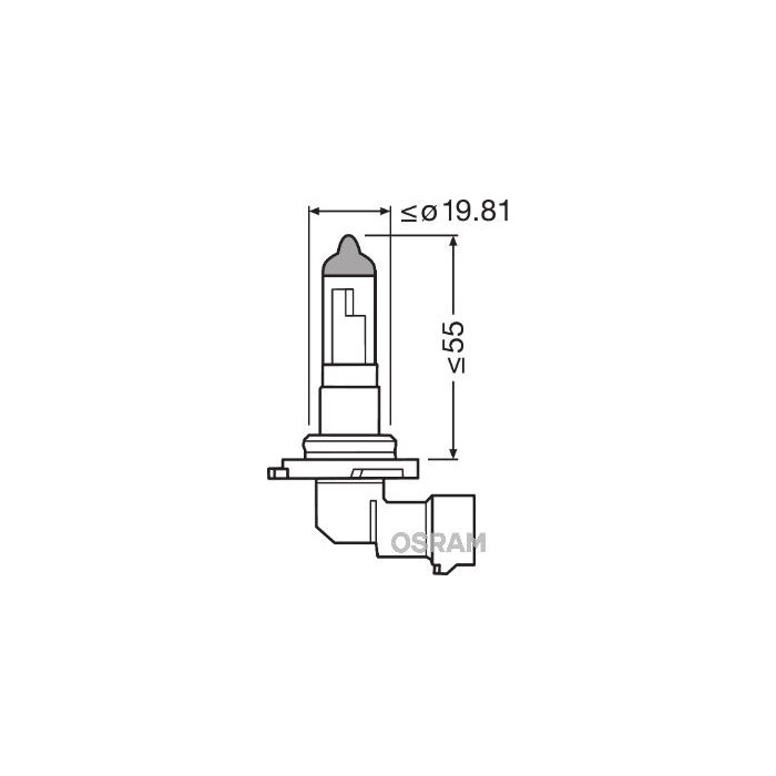 OSRAM ORIGINAL Glühlampe, Hauptscheinwerfer 9145