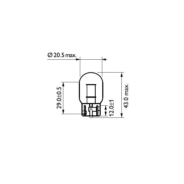PHILIPS Glühlampe 12071CP