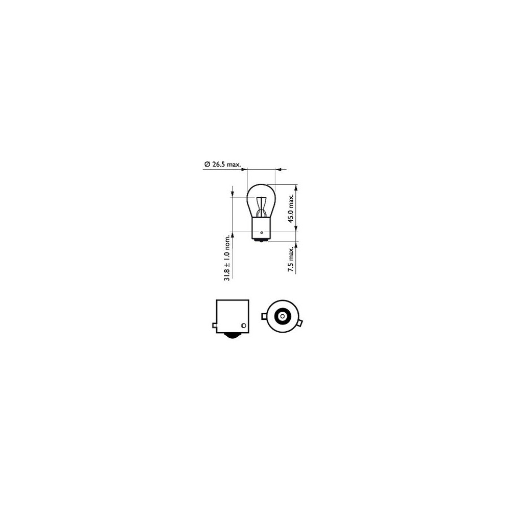 PHILIPS Glühlampe 12088CP