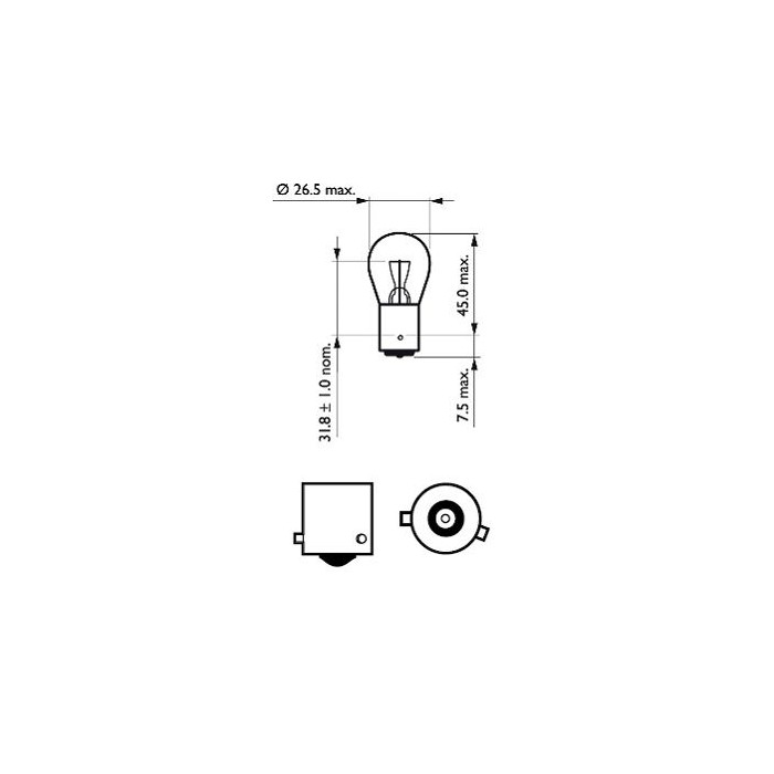 PHILIPS Glühlampe 12088CP
