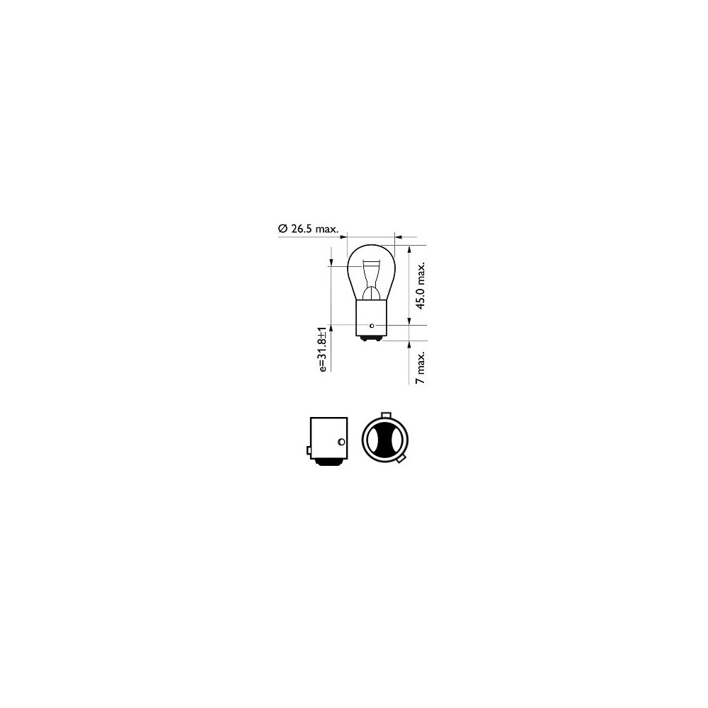 PHILIPS Glühlampe 12594B2