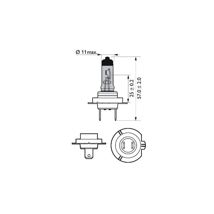 PHILIPS WhiteVision ultra Glühlampe 12972WVUSM