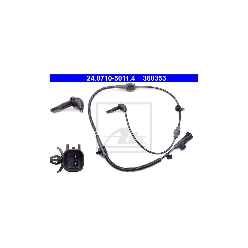 ATE Sensor, Raddrehzahl 24.0710-5011.4