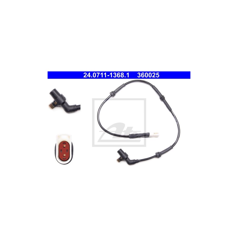 ATE Sensor, Raddrehzahl 24.0711-1368.1