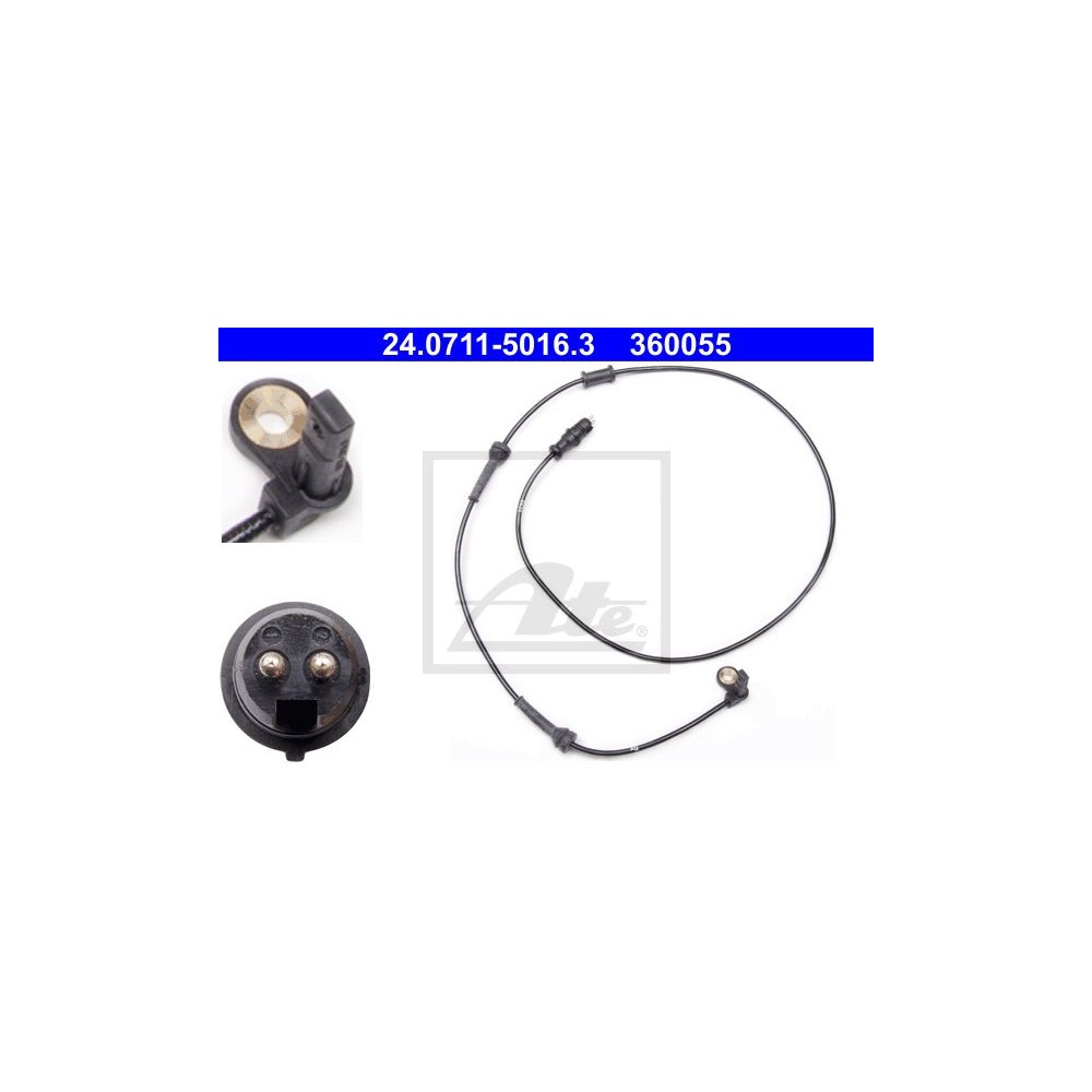ATE Sensor, Raddrehzahl 24.0711-5016.3