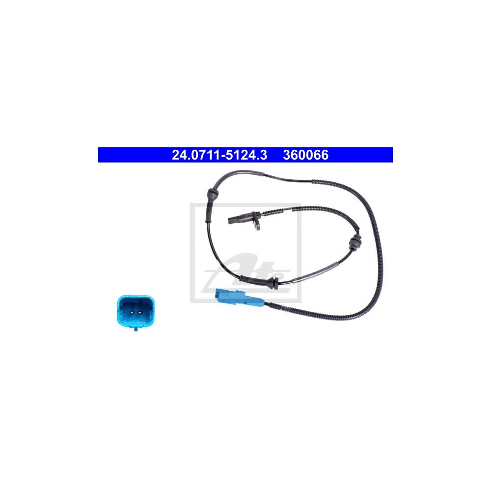 ATE Sensor, Raddrehzahl 24.0711-5124.3