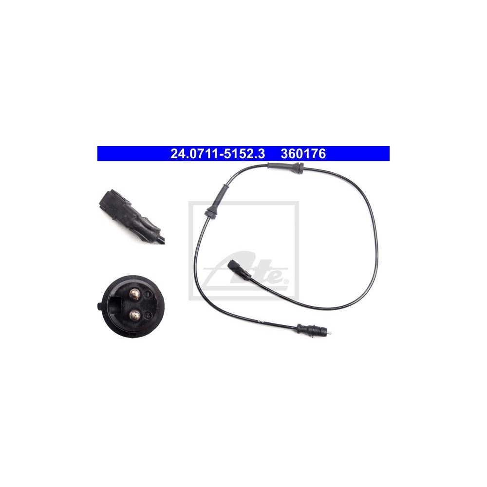 ATE Sensor, Raddrehzahl 24.0711-5152.3