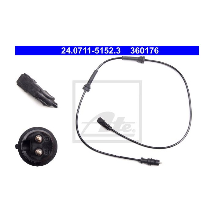 ATE Sensor, Raddrehzahl 24.0711-5152.3
