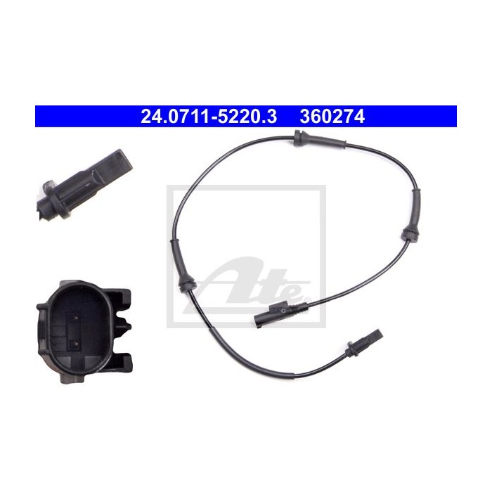 ATE Sensor, Raddrehzahl 24.0711-5220.3