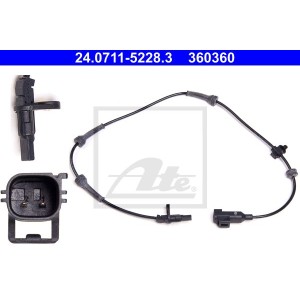 ATE Sensor, Raddrehzahl 24.0711-5228.3