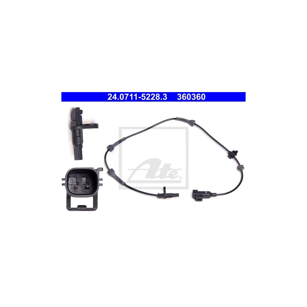 ATE Sensor, Raddrehzahl 24.0711-5228.3