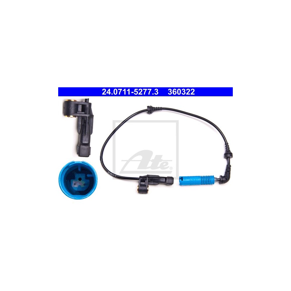 ATE Sensor, Raddrehzahl 24.0711-5277.3